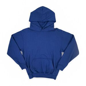 Sporty & Rich Navy Blue Blank Hoodie - Size Small